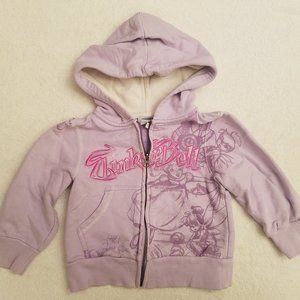 Disney Store Studio Collection Tinker Bell Hoodie Sweatshirt